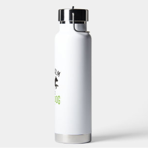 Bewahren Sie Ruhe und streicheln Sie einen Hund Vi Trinkflasche
