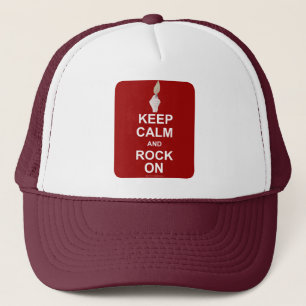 Bewahrt Ruhe Rockt weiter Truckerkappe