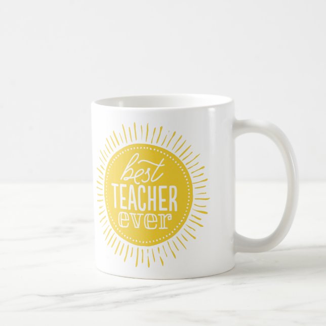 Bewährte Tasse für Lehrer, Personalisiertes Gesche (Rechts)
