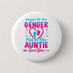 Bewahrung der Lieben zwischen Rosa und Blauen Gesc Button