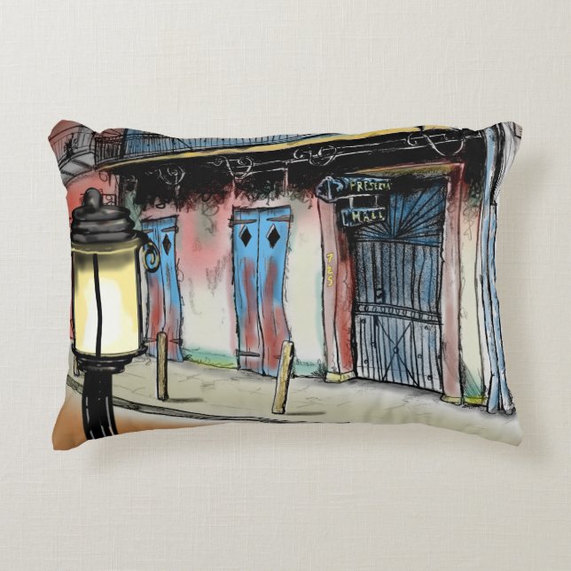 BEWAHRUNG HALL NEW ORLEANS durch Slipperywindow Zierkissen (Vorderseite)