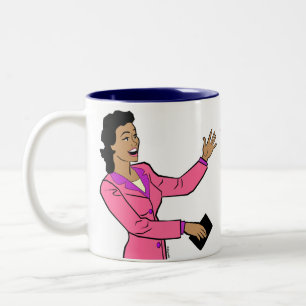 Bewährungshilfe- und Bewährungsüberwachung-Humor-K Zweifarbige Tasse