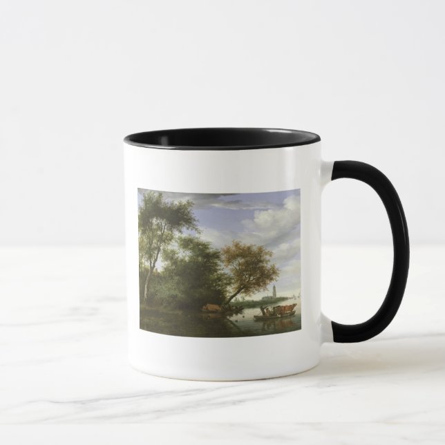 Bewaldete Flusslandschaft Tasse (Rechts)