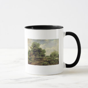 Bewaldete Flusslandschaft Tasse