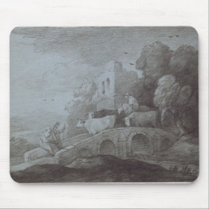 Bewaldete Landschaft Thomas Gainsboroughs mit Mousepad