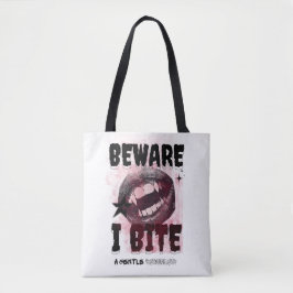 BEWARE I BITE - Grunge Vampire Aesthetic Y2K Goth Tasche