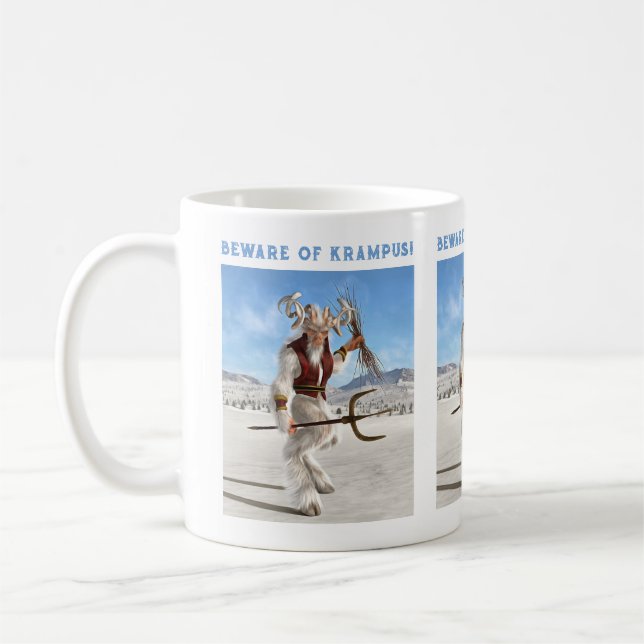 Beware of Krampus! Kaffeetasse (Links)