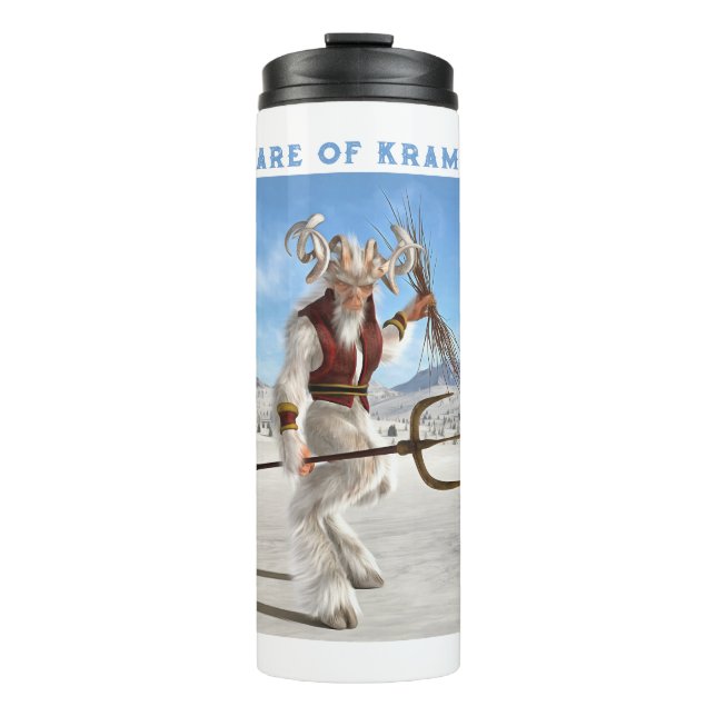 Beware of Krampus! Thermosbecher (Vorderseite)