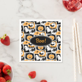 Beware of the cat! serviette