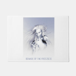 Beware of the Frostbite. Ice vampire Fußmatte