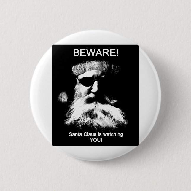 Beware_Santa Button (Vorderseite)