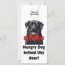 BEWARE Türhängezeichen Warnzeichen Hund Haustier-Z