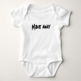 Beweg dich fort baby strampler