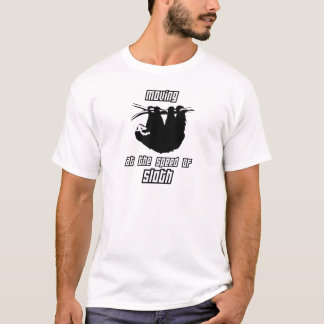 Bewegen mit der Geschwindigkeit der Trägheit T-Shirt