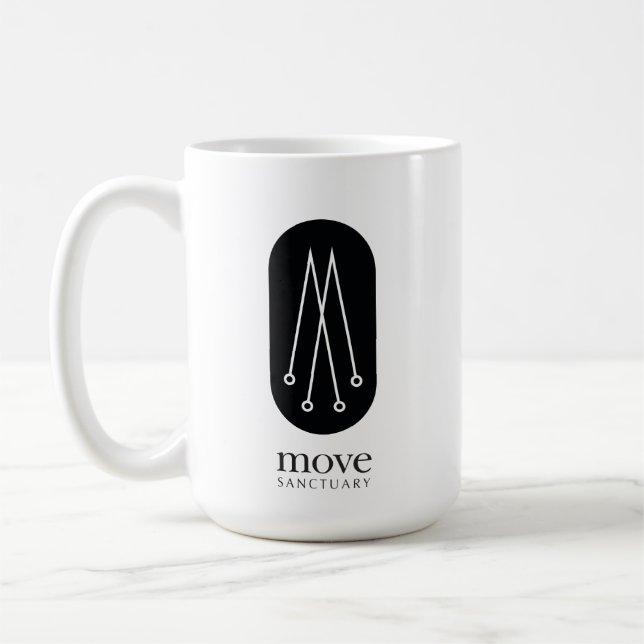 Bewegen Sie Schongebiet-Tasse Kaffeetasse (Links)