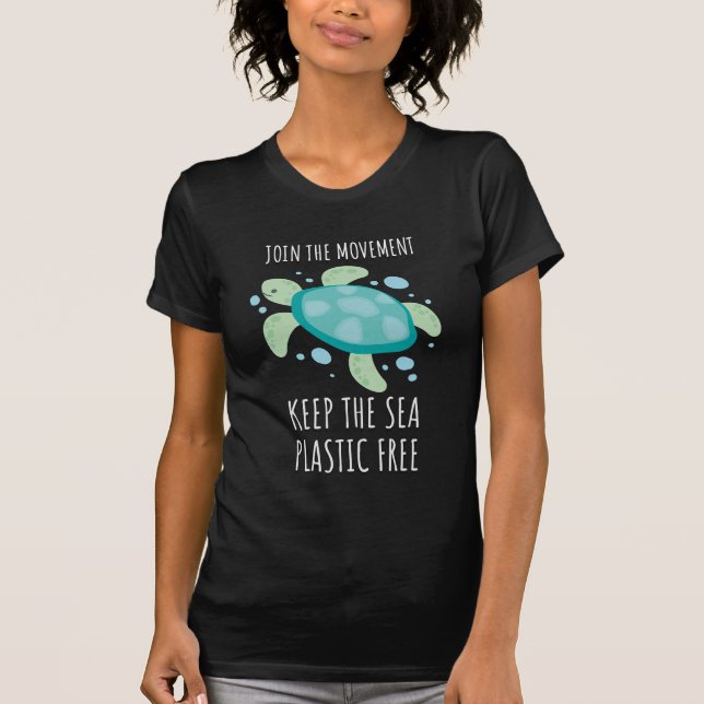 BEWEGEN SIE SICH DEM KUNSTFREIEN T - SHIRT, RETT D T-Shirt (Vorderseite)