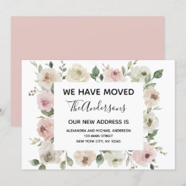 Bewegende Ankündigung Dusty Pink Floral
