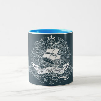 Bewegende Kaffee-nautischTasse Zweifarbige Tasse