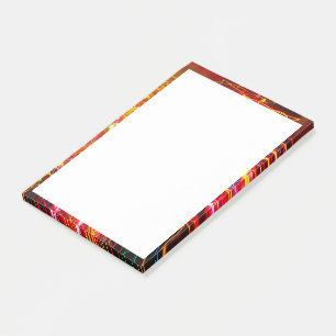 Bewegende Regenbogenlampen Post-it Klebezettel