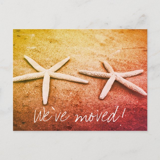 Bewegliche Postkarten des Starfish-Fotos für neue (Vorderseite)