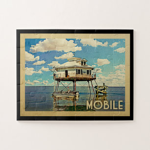 Bewegliche Vintage Reise Alabamas