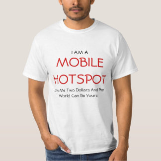 Beweglicher Krisenherd, der T-Shirt annonciert