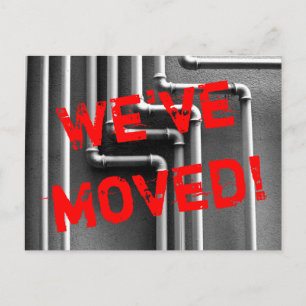 Beweglicher Postkartenentwurf der Ankündigungspostkarte