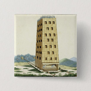 Beweglicher Turm, entworfen nach Caesars Turm an N Button