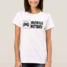Bewegliches Notars-Auto-Zeichen T-Shirt