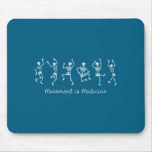 Bewegung Ist Medizin Tanzendes Skelett Pt. Physisc Mousepad
