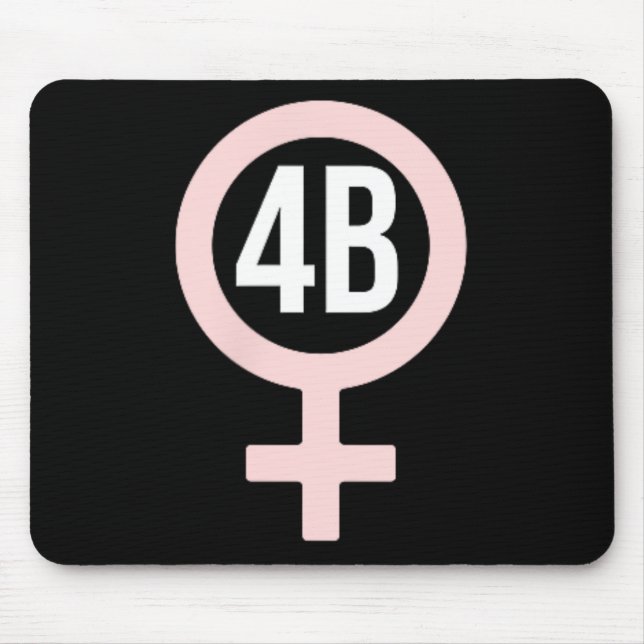 Bewegung Koreanischer Feminist Mousepad (Vorne)