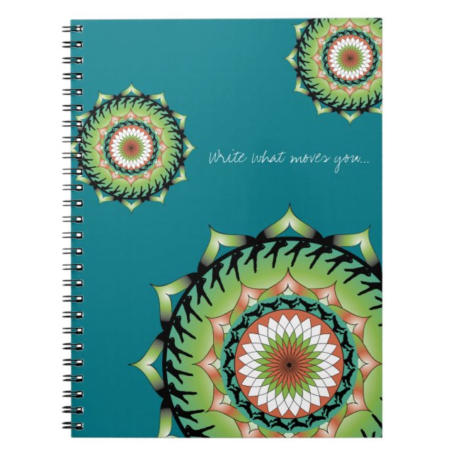 Bewegungs-Mandala-Notizbuch 2% pipe% schreiben, Notizblock (Vorderseite)