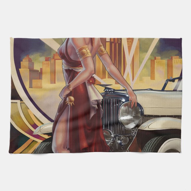 Bewegungsstadt Detroits, Michigan | Handtuch (Horizontal)