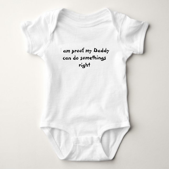 Beweis, dass mein Vater etwas richtig Funny tun ka Baby Strampler (Vorderseite)
