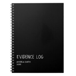 Beweis-Logbuch – Lustiges Dark Humor Journal, Notizblock