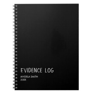 Beweis-Logbuch – Lustiges Dark Humor Journal, Notizblock