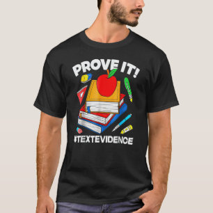 Beweise Textbeweise Englischlehrer Zurück zur Schu T-Shirt