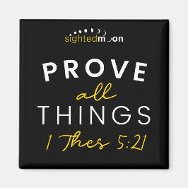 Beweisen Sie alles Bibelangebot Magnet