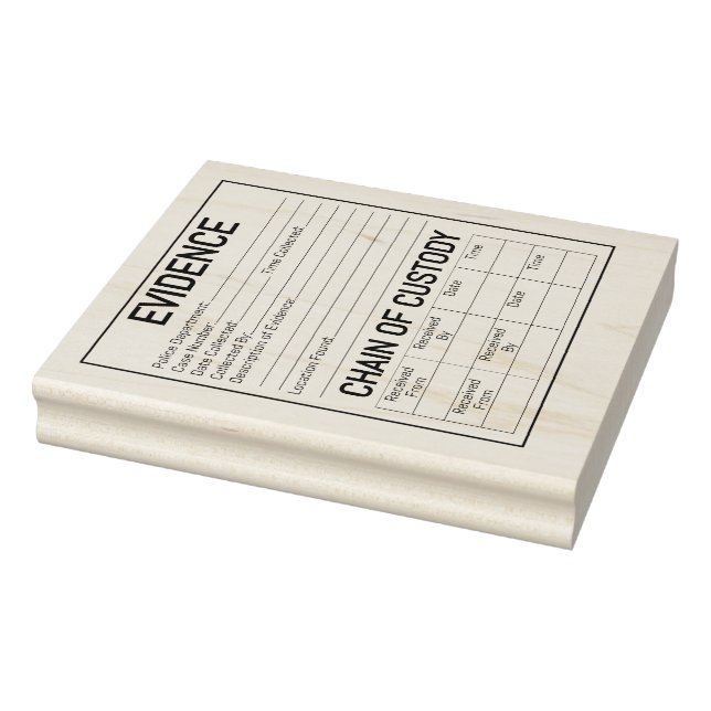 Beweiskette für das Sorgerecht - Spiel spielt eine Gummistempel (Stempel)
