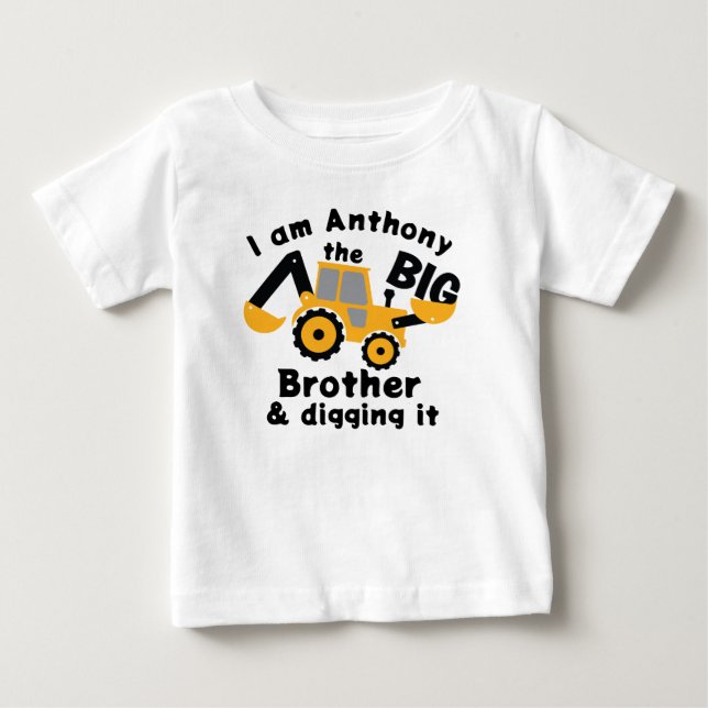 Bewerbung für Big Brother Baby Fine Jersey T - Shi Baby T-shirt (Vorderseite)