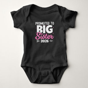 Bewerbung für Big Sister 2026 bald als große Schwe Baby Strampler