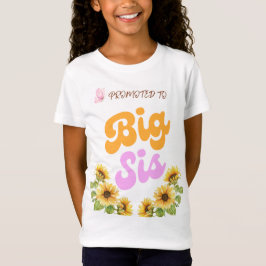 Bewerbung für Big Sister Shirt Baby-Schwangerschaf