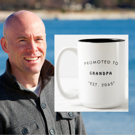Bewerbung für die Großmutter-Schwangerschaft II Zweifarbige Tasse
