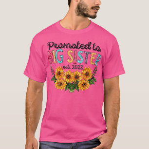Bewerbung für große Schwester Est 2022 Schwangersc T-Shirt