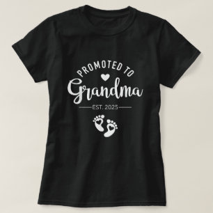 Bewerbung für Oma 2025 bald als Großmutter T-Shirt