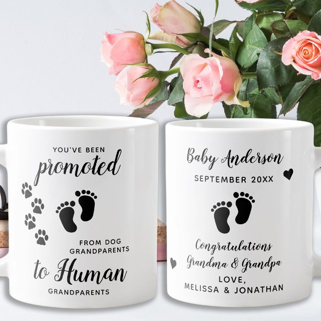 Bewerbung von Hunden Großeltern Schwangerschaft An Jumbo-Tasse (Von Creator hochgeladen)