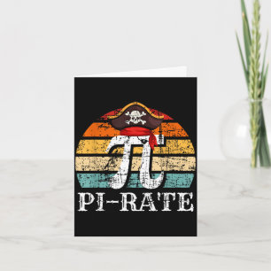 Bewerte Piratentag 314 Mathe-Wortspiel Nerd Männer Karte