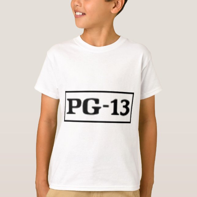 Bewertetes PG-13, Bewertungssystem T-Shirt (Vorderseite)