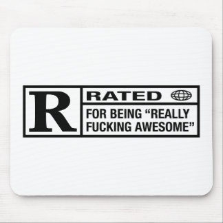 Bewertetes R für Sein fantastisch Mousepad