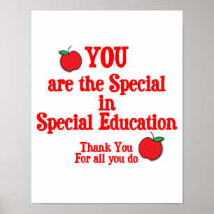 Bewertung der besonderen Bildung Poster
